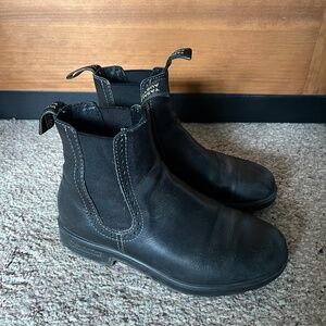 Blundstone 1448 High Top Chelsea Boot Black Leather